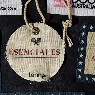 Hang tag with cord